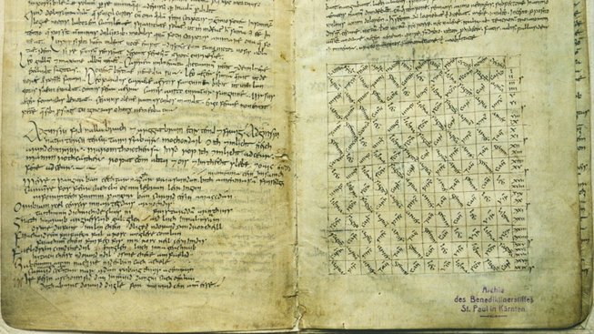 Reichenauerský rukopis, stránka s básní o Pangurovi