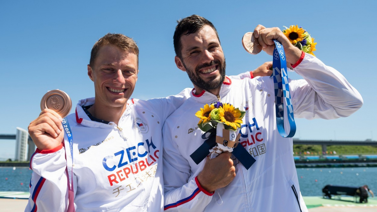 Deblkajakáři Dostál a Šlouf si z Tokia vezou bronz
