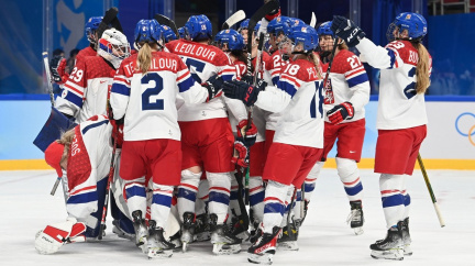 Při olympijské premiéře porazily české hokejistky Čínu 3:1