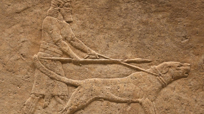 Starověkou Asýrii strážili mastifové - skuteční i hlinění